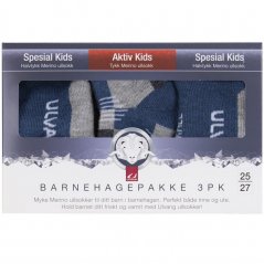 Ulvang Barnehagepakke 3pk Kids set merino ponožek