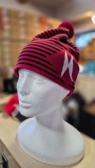 Madshus čepice stripet červená