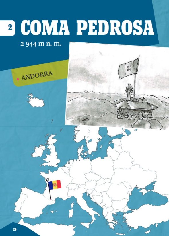 Kniha - Naše putování po nejvyšších vrcholech evropských zemí