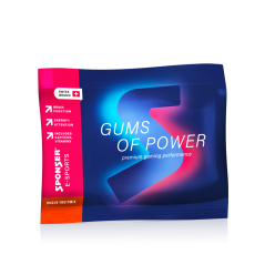 SPONSER GUMS OF POWER 10 ks - Energetické gumídky s kofeinem