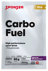 SPONSER CARBO FUEL PRO 80 g - Sacharidový nápoj s polyfenoly bez příchutě